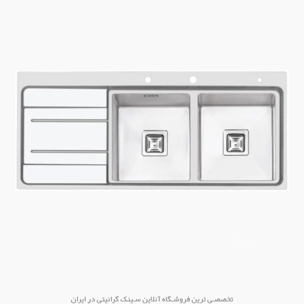 سینک پرنیان استیل 1240 فروشگاه سینک گرانیتی
