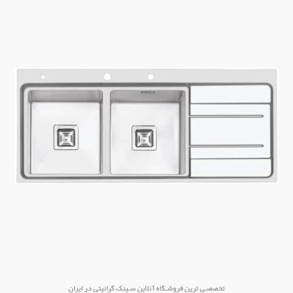 سینک پرنیان استیل 1240 فروشگاه سینک گرانیتی