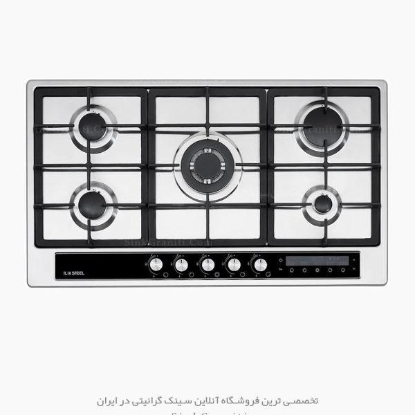 اجاق گاز ایلیا استیل مدل s512d فروشگاه سینک گرانیتی