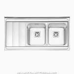 سینک پرنیان استیل 1121 فروشگاه سینک گرانیتی