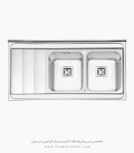 سینک پرنیان استیل 1121 فروشگاه سینک گرانیتی