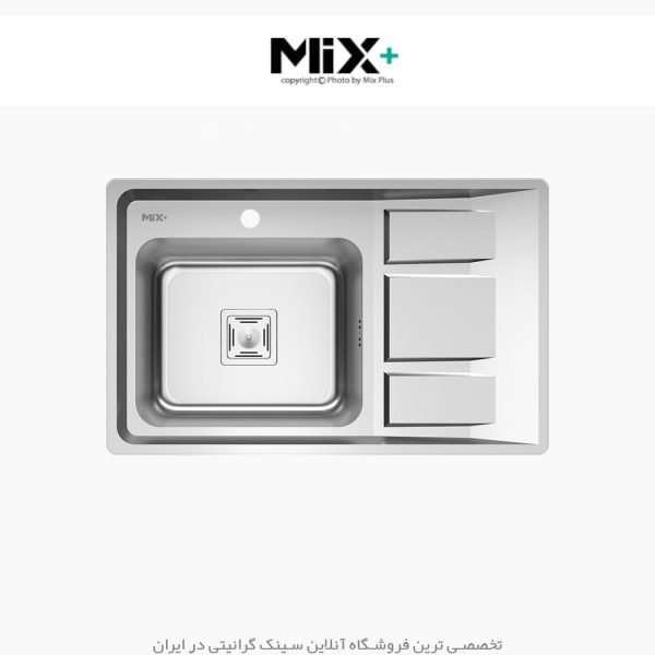 سینک توکار میکس پلاس 6042 فروشگاه سینک گرانیتی
