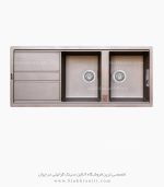 سینک گرانیتی بژ تیره ونسی M920 فروشگاه سینک گرانیتی
