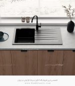 سینک گرانیتی مشکی ونسی 280 فروشگاه سینک گرانیتی