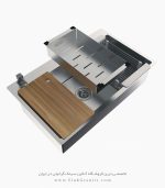 سبد باکسی سینک آلتون 840 فروشگاه سینک گرانیتی