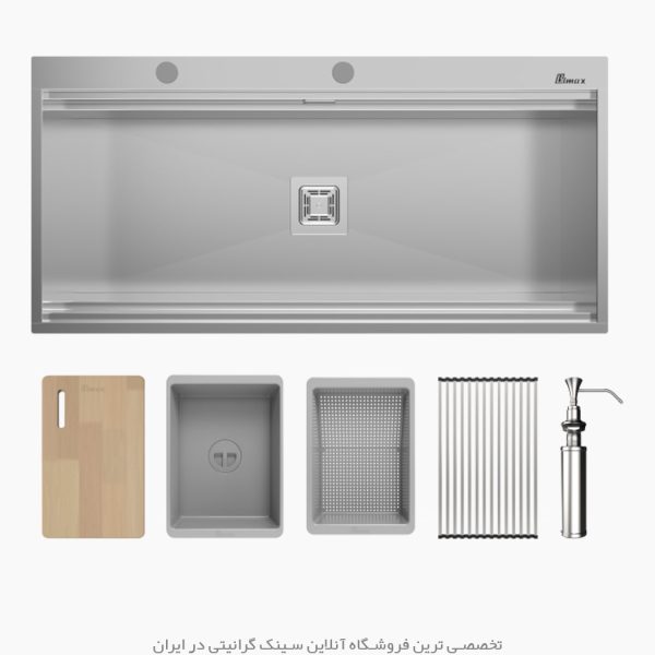 سینک توکار بیمکث 774 ورژن 2 فروشگاه سینک گرانیتی