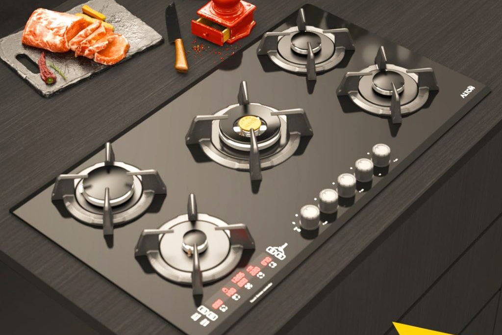 اجاق گاز شیشه ای آشپزخانه اجاق گاز شیشه ای آشپزخانه