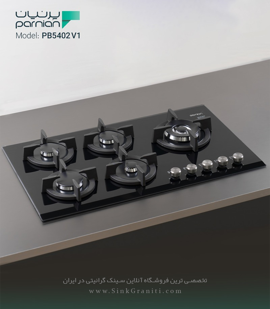 اجاق گاز پرنیان استیل 5402 فروشگاه سینک گرانیتی اجاق گاز پرنیان استیل 5402 فروشگاه سینک گرانیتی