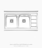 سینک ایلیااستیل 1081 فروشگاه سینک گرانیتی