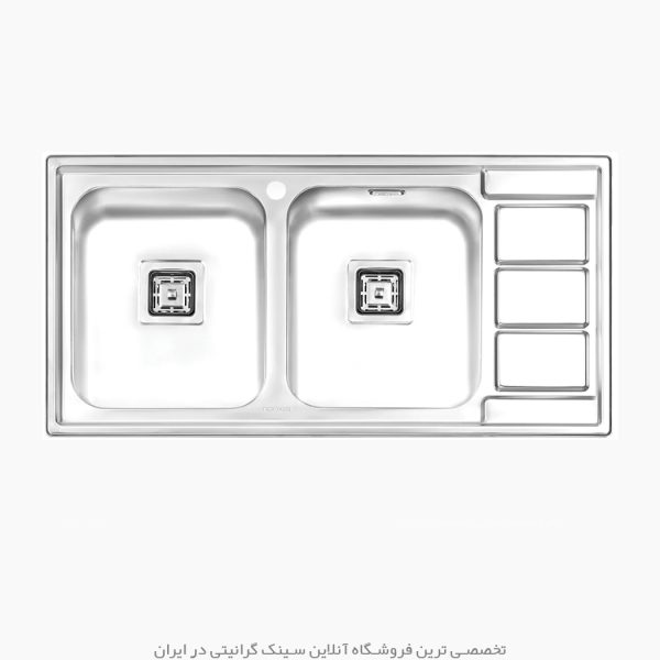 سینک ایلیا استیل 2081 فروشگاه سینک گرانیتی