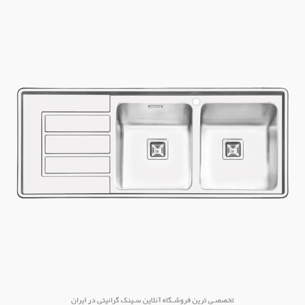 سینک 2083 ایلیا استیل فروشگاه سینک گرانیتی