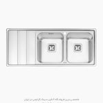 سینک 2088 ایلیا استیل فروشگاه سینک گرانیتی