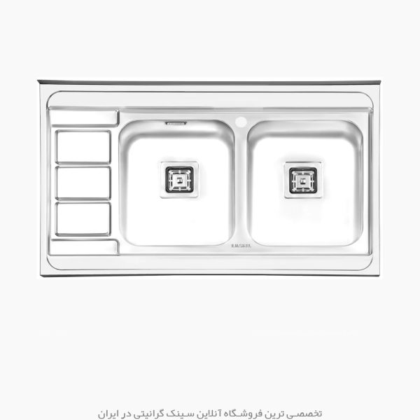 سینک ایلیا استیل 1081 فروشگاه سینک گرانیتی