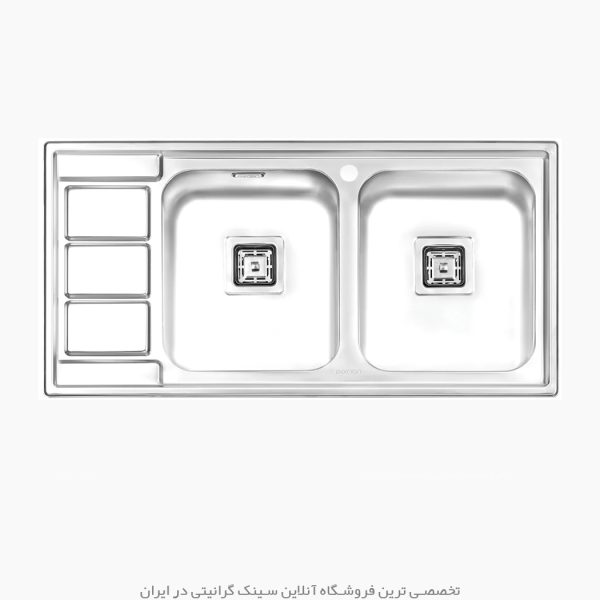 سینک ایلیا استیل 2081 فروشگاه سینک گرانیتی