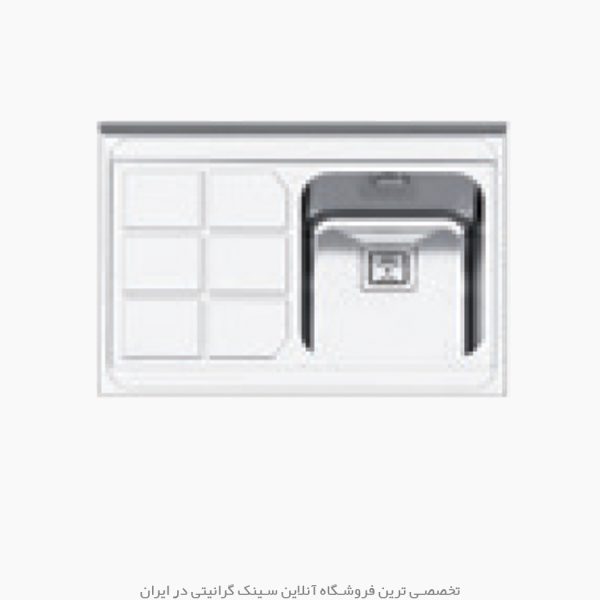 سینک ایلیا استیل 1066 فروشگاه سینک گرانیتی