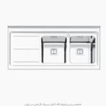 سینک ایلیا استیل 1084 فروشگاه سینک گرانیتی