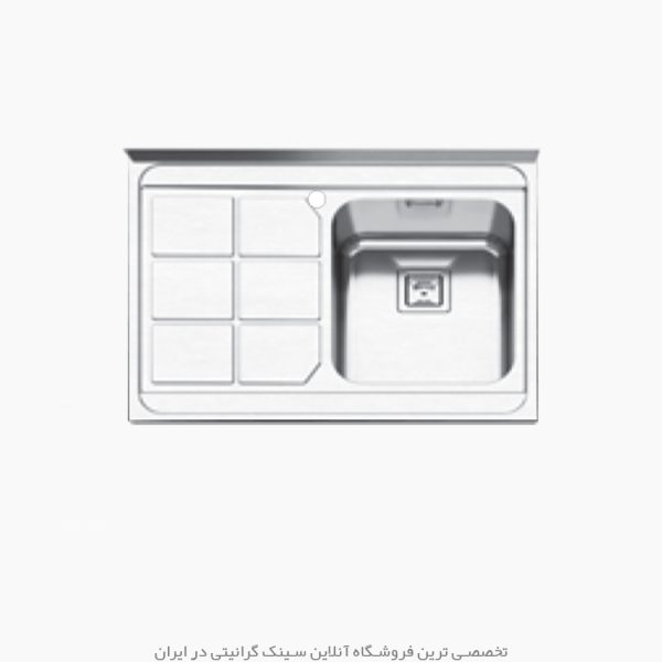 سینک پرنیان استیل 1118 فروشگاه سینک گرانیتی