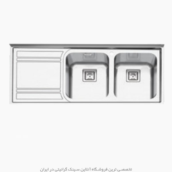 سینک پرنیان استیل 1175 فروشگاه سینک گرانیتی