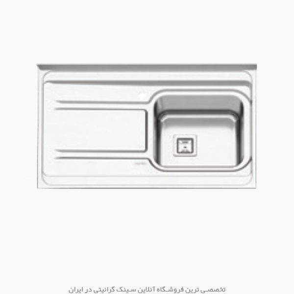 سینک پرنیان استیل 1182 فروشگاه سینک گرانیتی