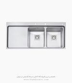سینک پرنیان استیل 1227 فروشگاه سینک گرانیتی