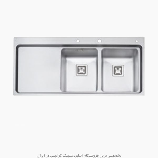 سینک پرنیان استیل 1227 فروشگاه سینک گرانیتی