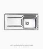 سینک پرنیان استیل 1282 فروشگاه سینک گرانیتی