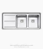 سینک پرنیان استیل 1284 فروشگاه سینک گرانیتی
