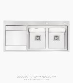 سینک پرنیان استیل 1285 فروشگاه سینک گرانیتی