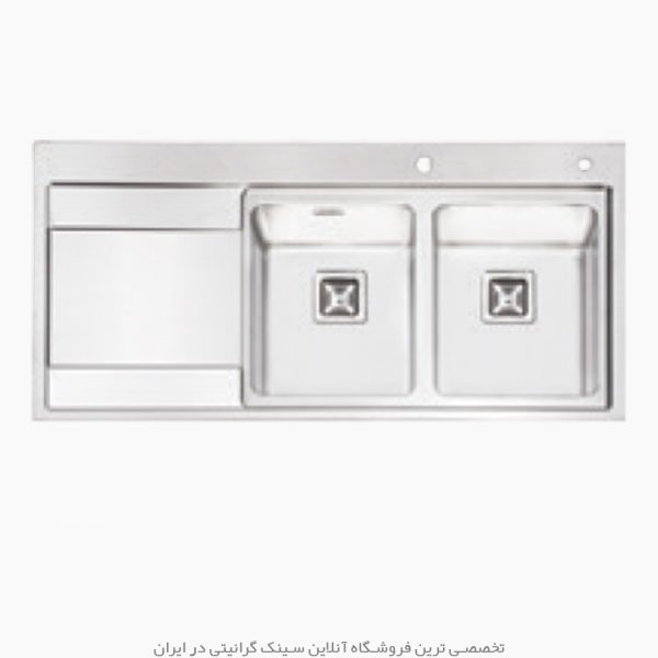 سینک پرنیان استیل 1285 فروشگاه سینک گرانیتی
