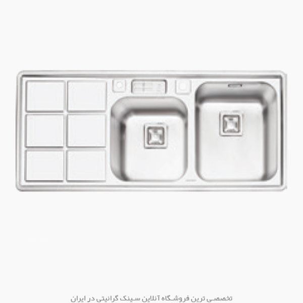 سینک پرنیان استیل 1289 فروشگاه سینک گرانیتی
