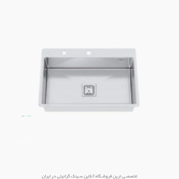 سینک استیل پرنیان 4237 فروشگاه سینک گرانیتی