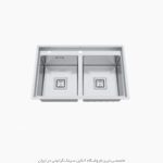 سینک پرنیان 4252 استیل فروشگاه سینک گرانیتی