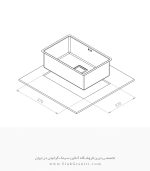 سینک 4060 کن سایت سینک گرانیتی