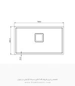 سینک زیرکار کن 4070 فروشگاه سینک گرانیتی