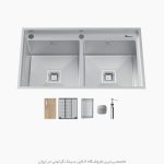 سینک جدید بیمکث 4108 فروشگاه سینک گرانیتی